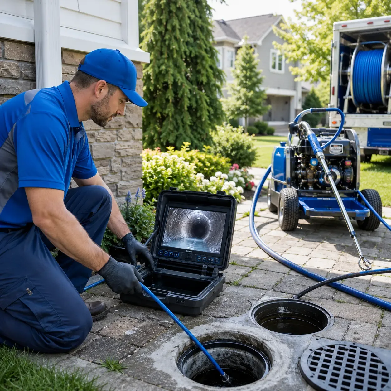 Outdoor drain cleaning professionals serving Elrod, AL